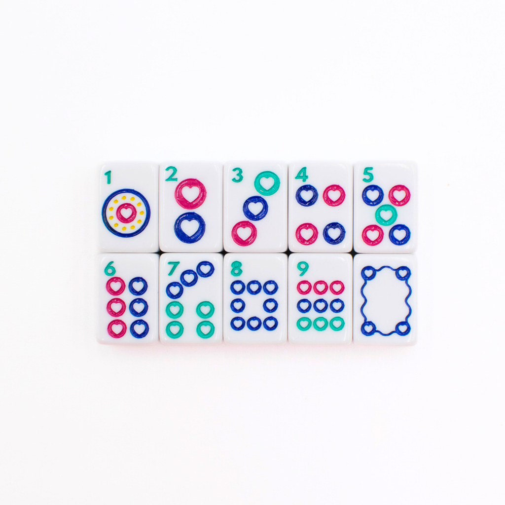 My Fair Mahjong | MINI TRAVEL MAHJONG  |  Mini Anywhere Series  |  White