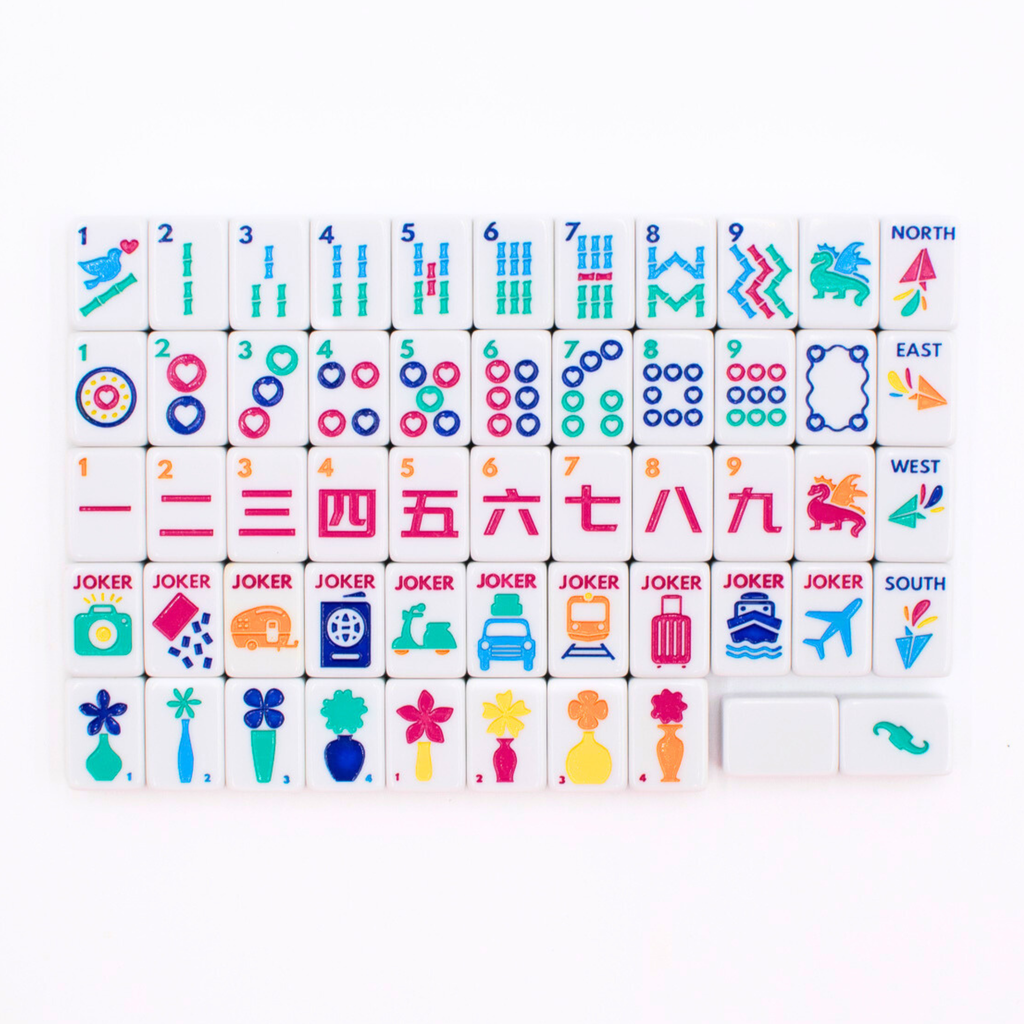My Fair Mahjong | MINI TRAVEL MAHJONG  |  Mini Anywhere Series  |  White