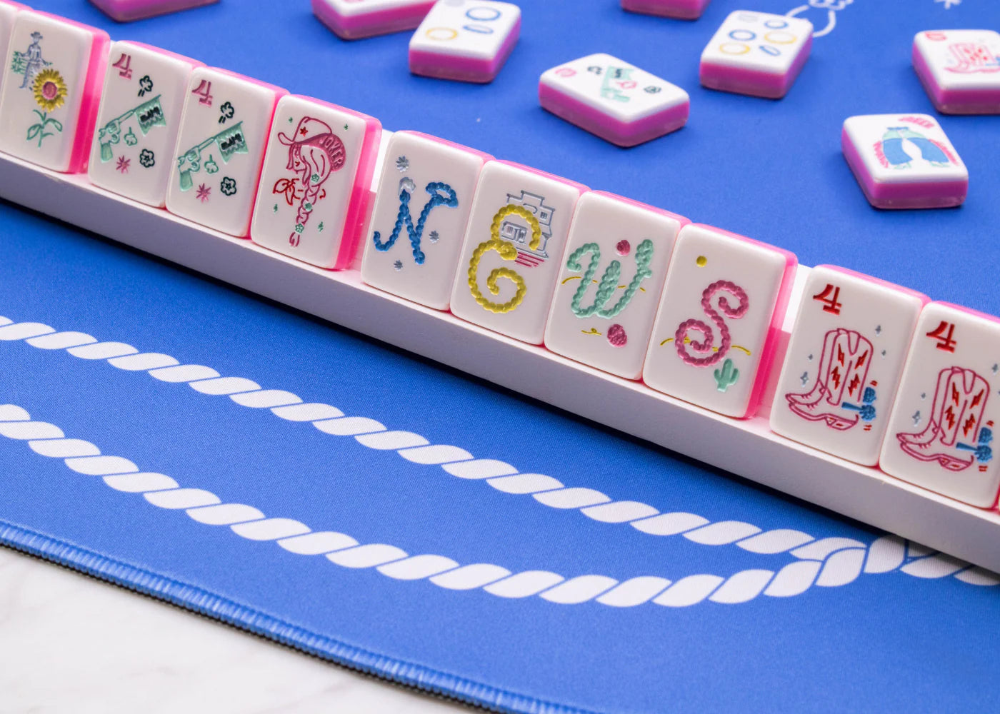 Miss Mahjong | Miss Cowgirl: Mahjong Tile Set