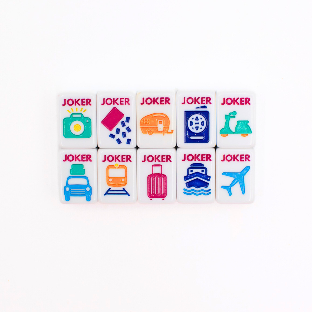 My Fair Mahjong | MINI TRAVEL MAHJONG  |  Mini Anywhere Series  |  White