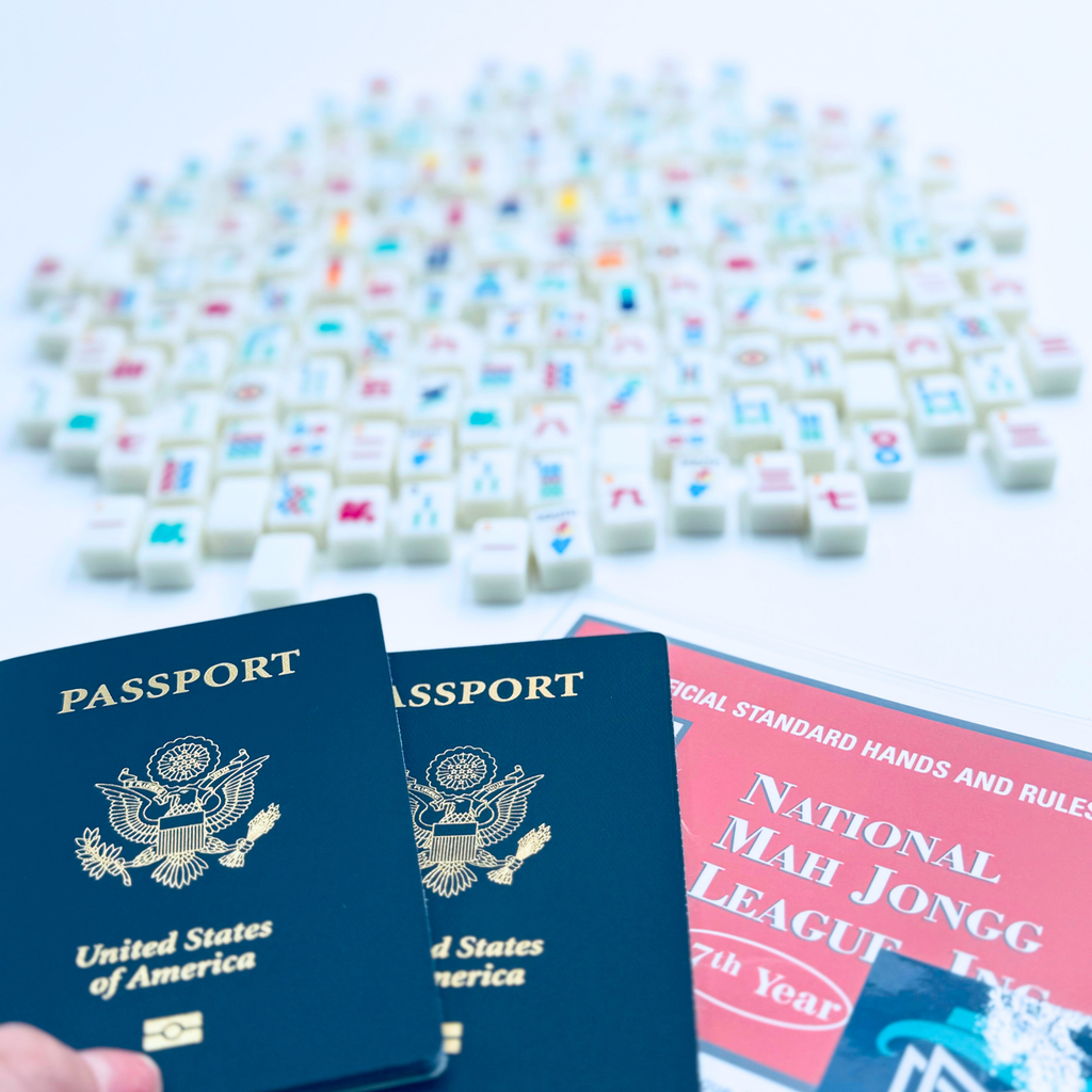 My Fair Mahjong | MINI TRAVEL MAHJONG  |  Mini Anywhere Series  |  White