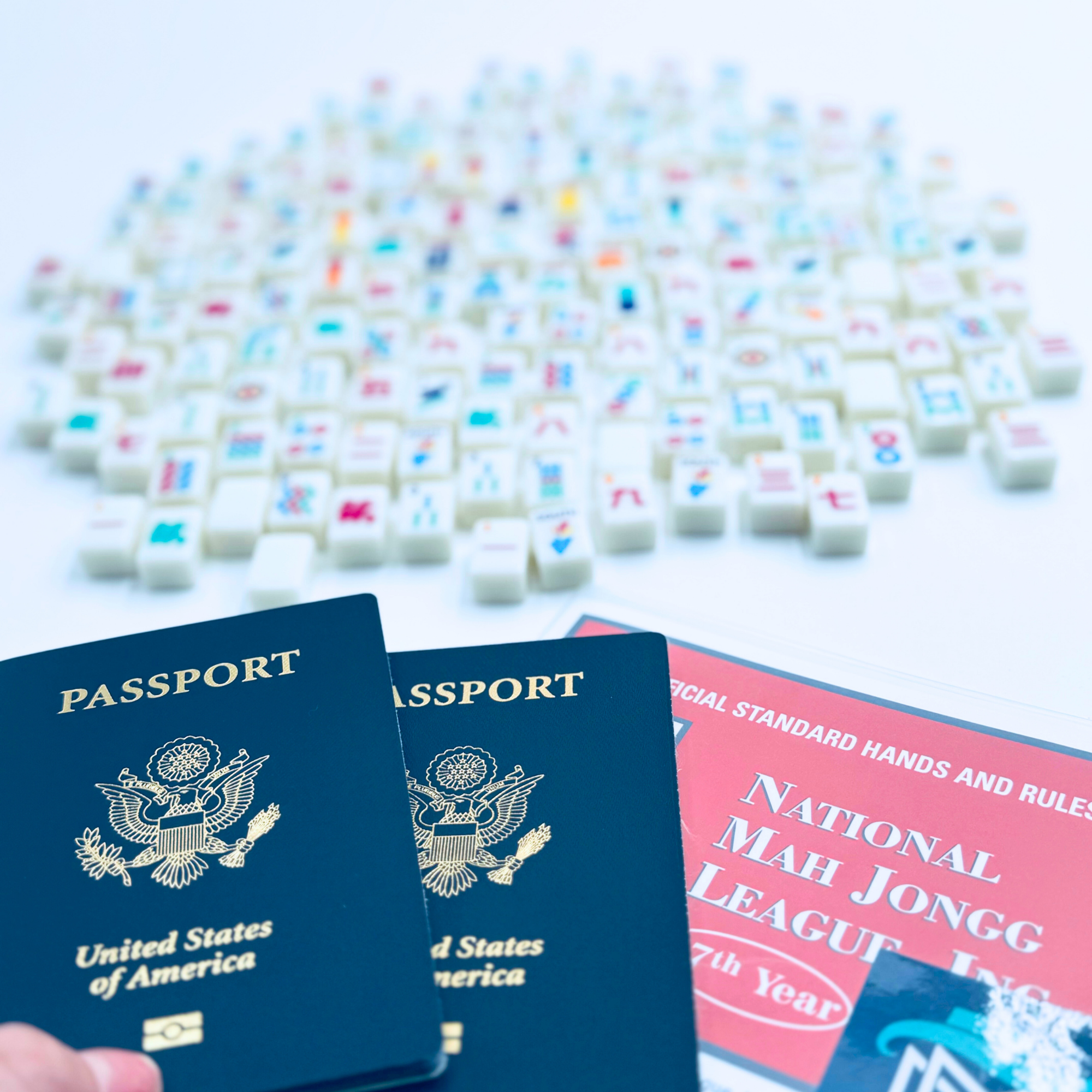 My Fair Mahjong | MINI TRAVEL MAHJONG  |  Mini Anywhere Series  |  White