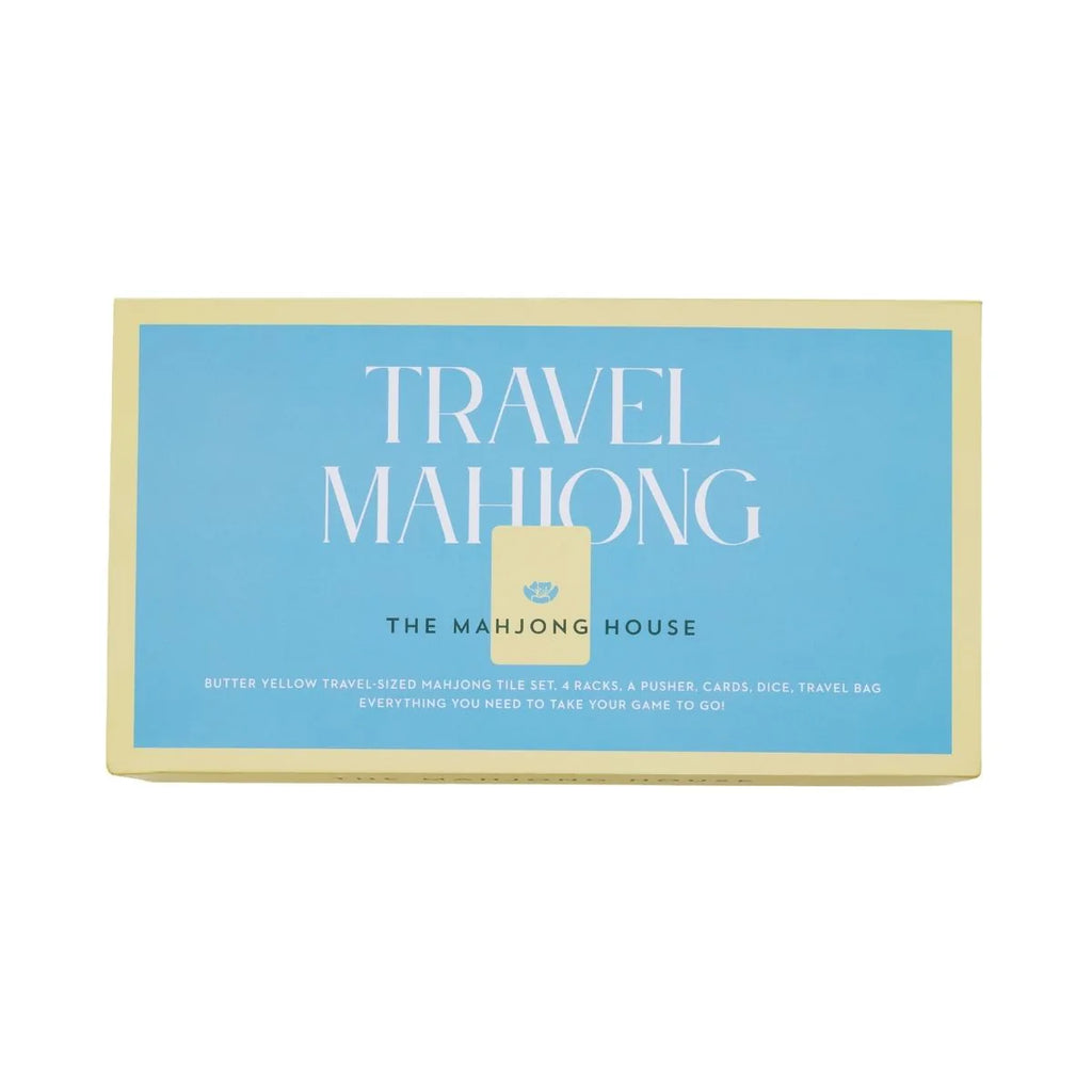 The Mahjong House | Butter Yellow Travel Mahjong Set