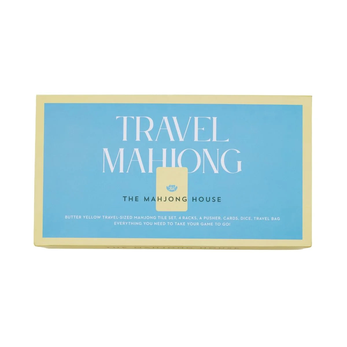 The Mahjong House | Butter Yellow Travel Mahjong Set