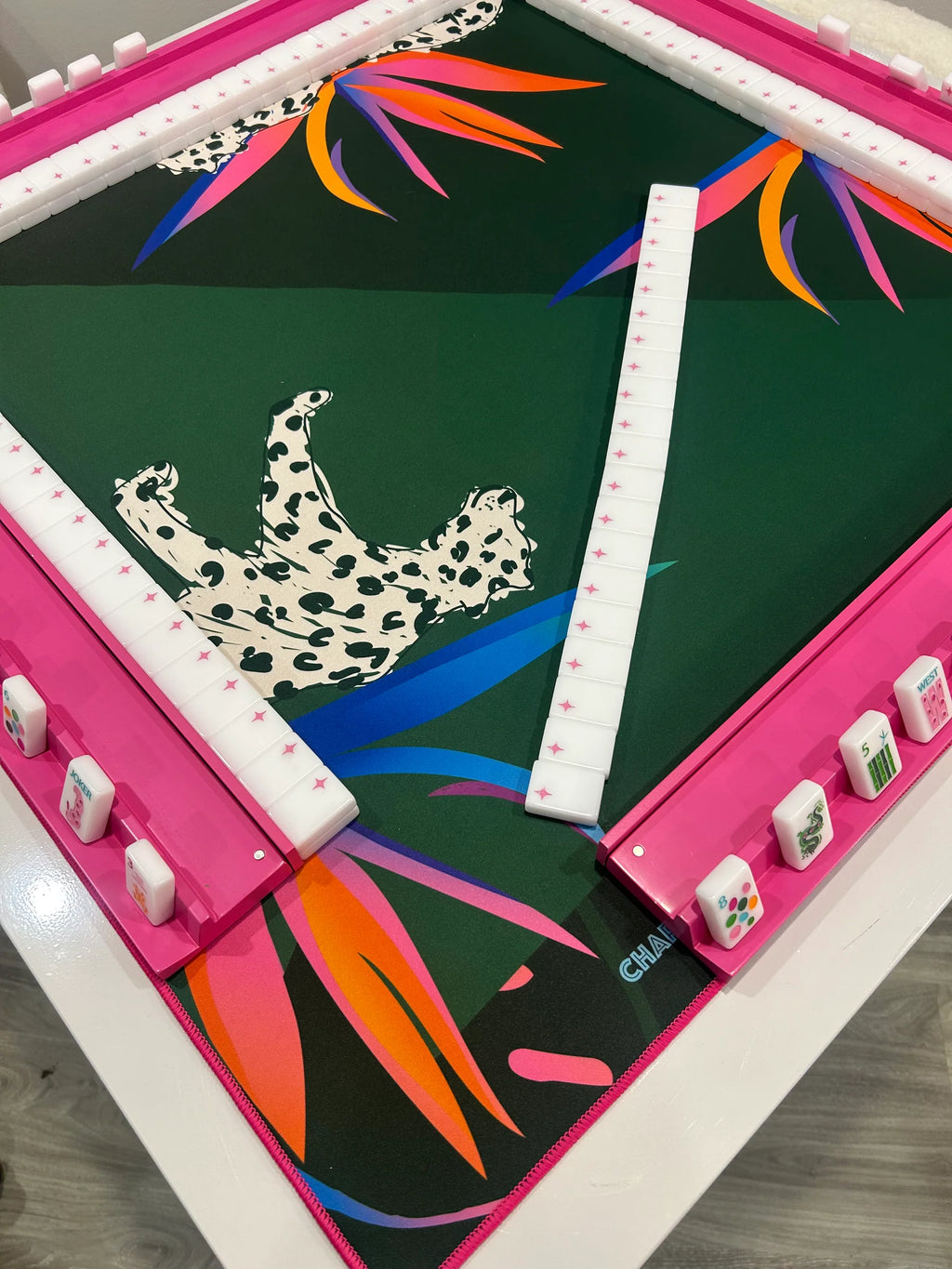 Bespoke Mahjong | CHEETAH COUTURE MAT