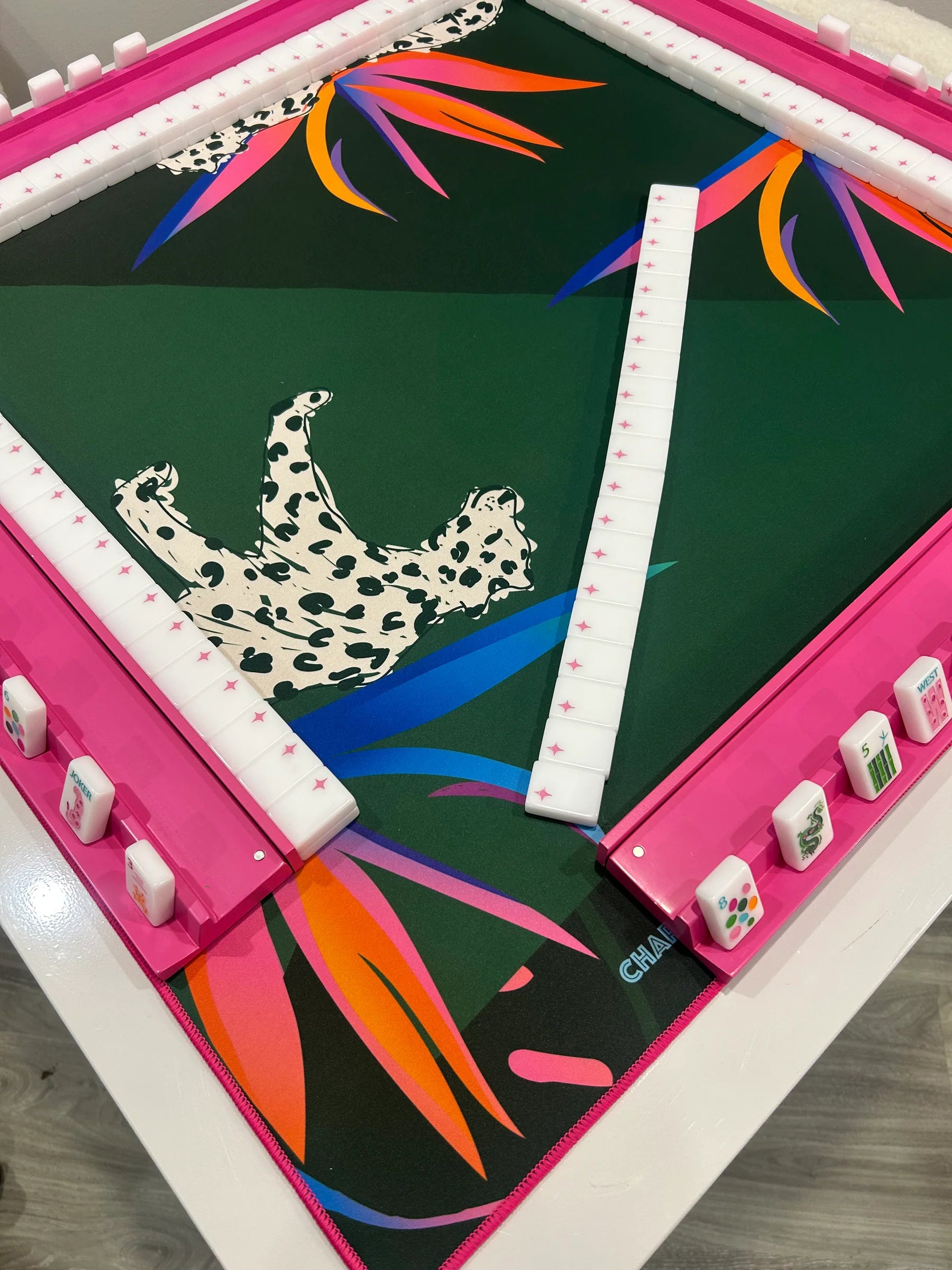 Bespoke Mahjong | CHEETAH COUTURE MAT
