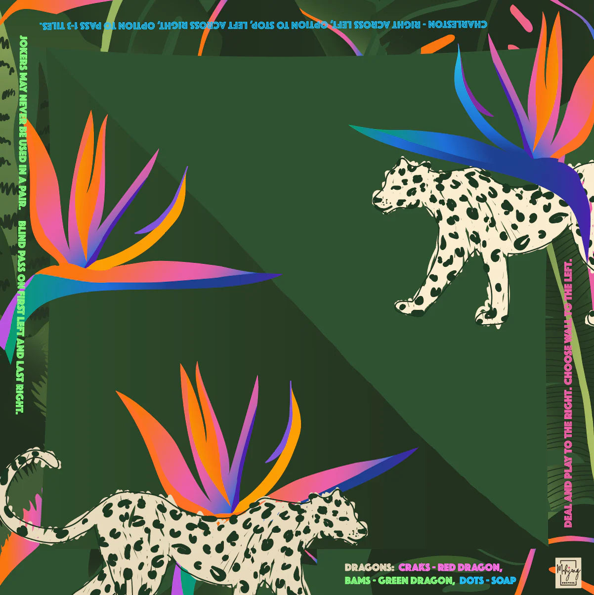 Bespoke Mahjong | CHEETAH COUTURE MAT