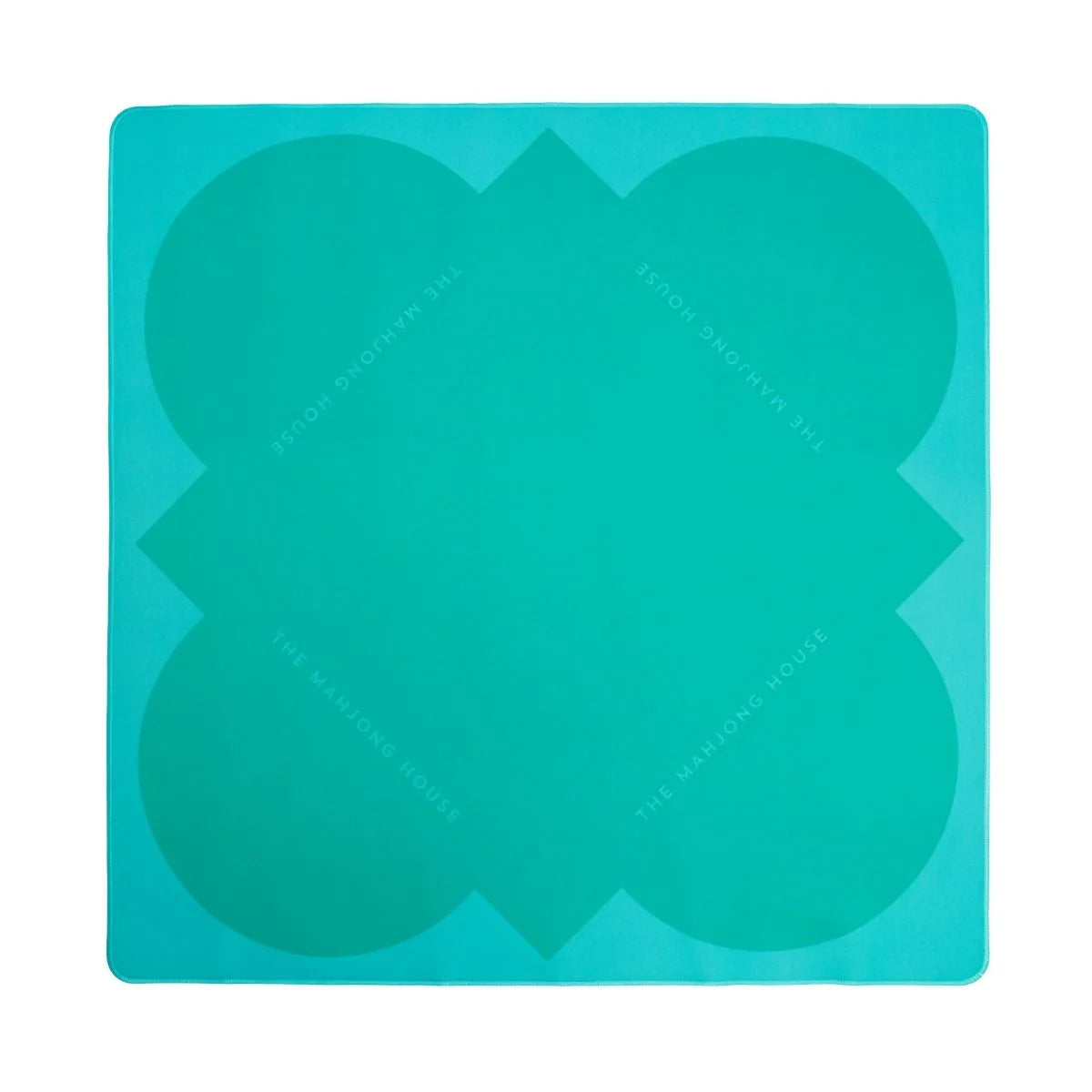 The Mahjong House | Emerald Table Double-Sided Travel Mahjong Mat