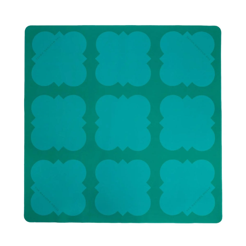 The Mahjong House | Emerald Table Double-Sided Travel Mahjong Mat