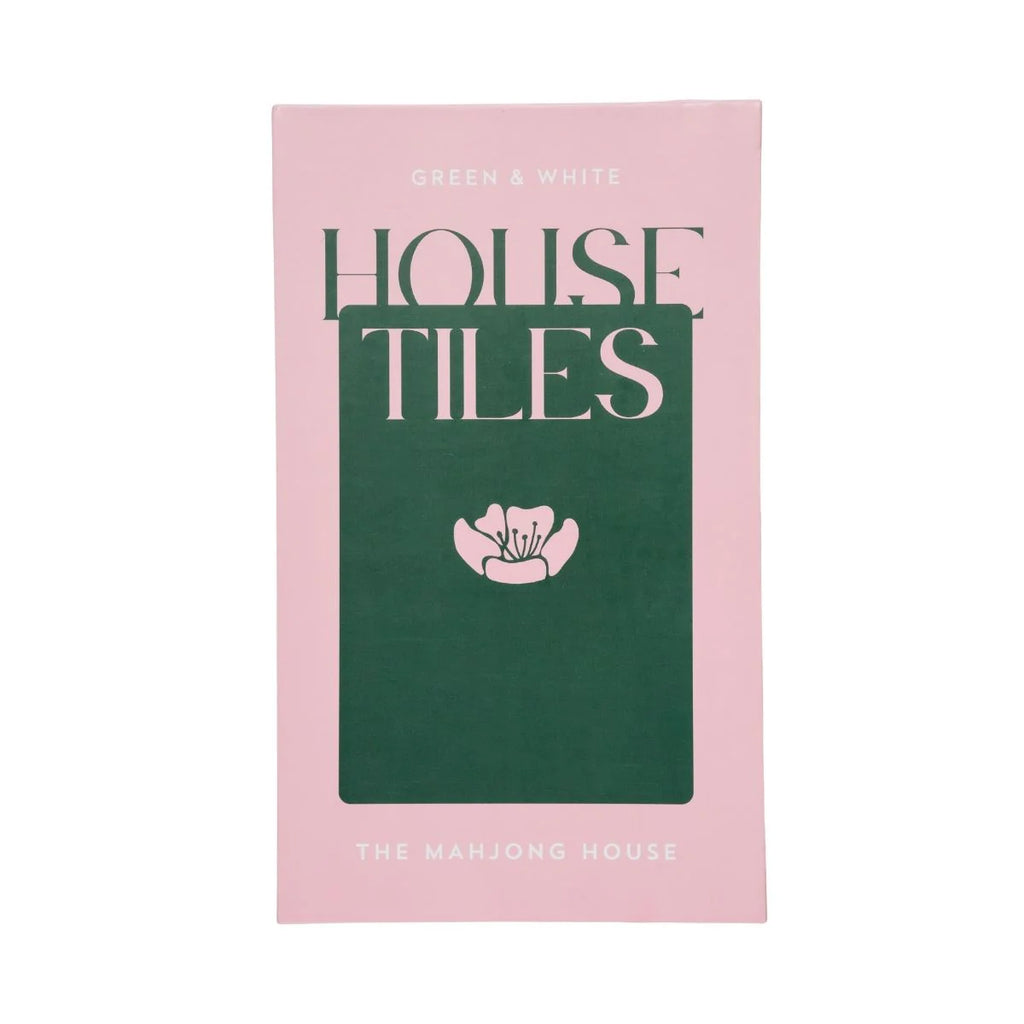 The Mahjong House - Green & White House Tiles