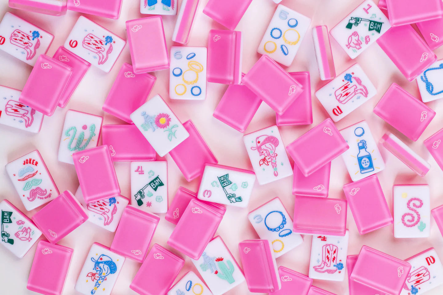 Miss Mahjong | Miss Cowgirl: Mahjong Tile Set