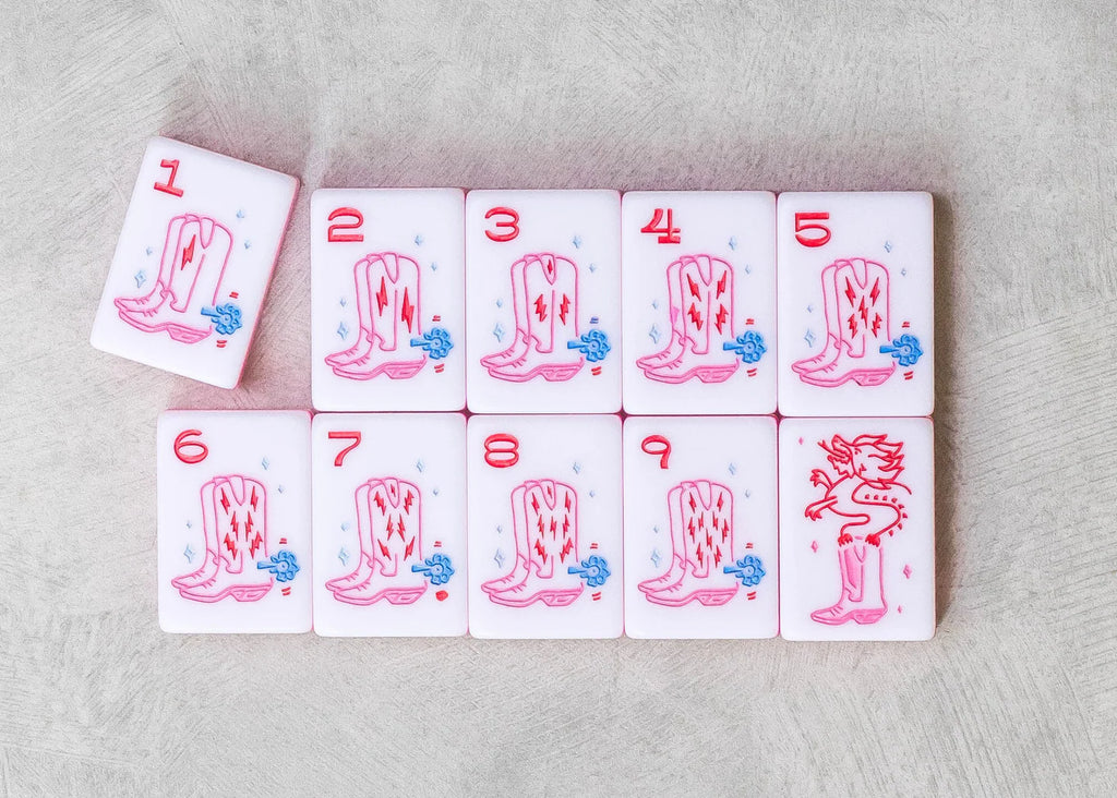 Miss Mahjong | Miss Cowgirl: Mahjong Tile Set
