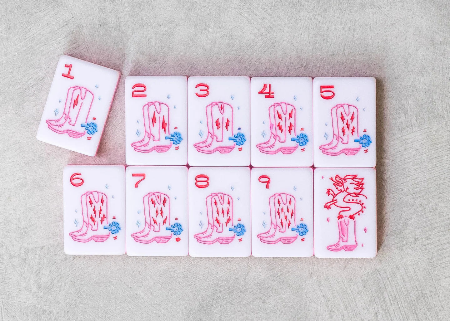 Miss Mahjong | Miss Cowgirl: Mahjong Tile Set