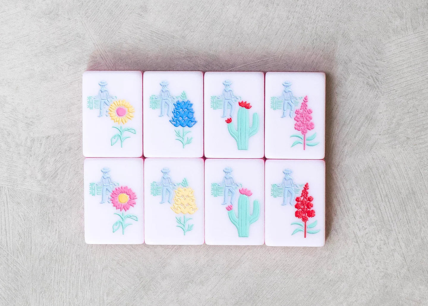 Miss Mahjong | Miss Cowgirl: Mahjong Tile Set
