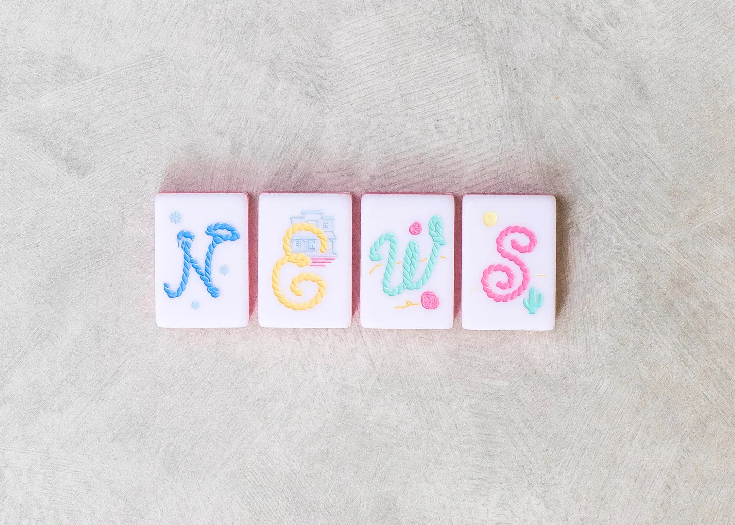 Miss Mahjong | Miss Cowgirl: Mahjong Tile Set