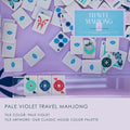 The Mahjong House | Pale Violet Travel Mahjong Set (as featured on Oprah's O List)