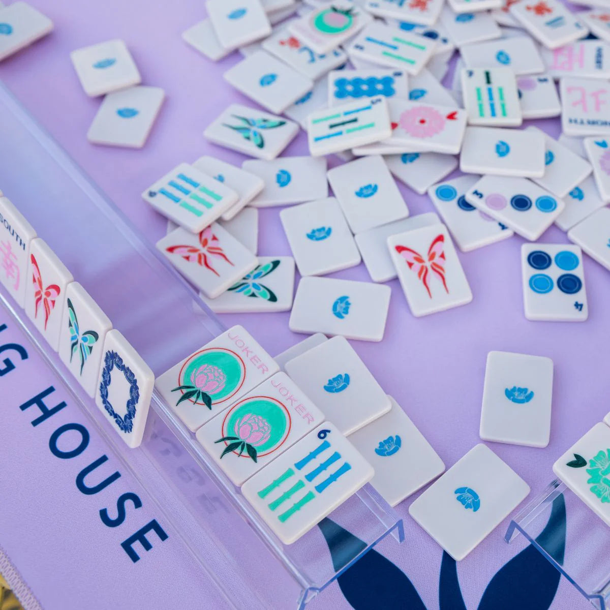 The Mahjong House | Pale Violet Travel Mahjong Set (as featured on Oprah's O List)