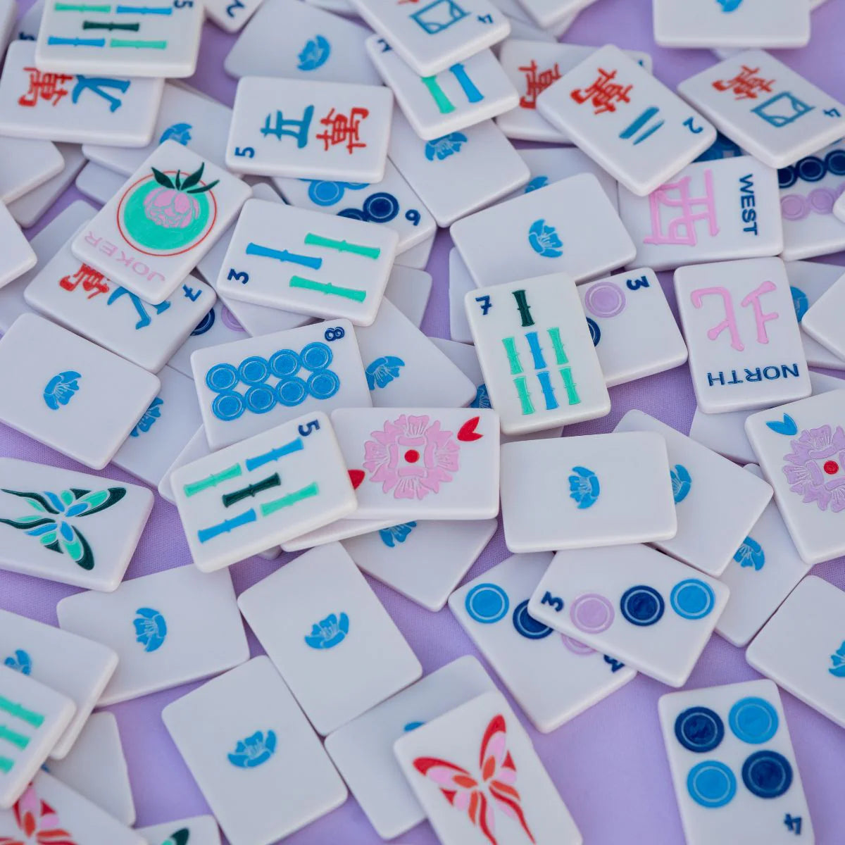 The Mahjong House | Pale Violet Travel Mahjong Set (as featured on Oprah's O List)