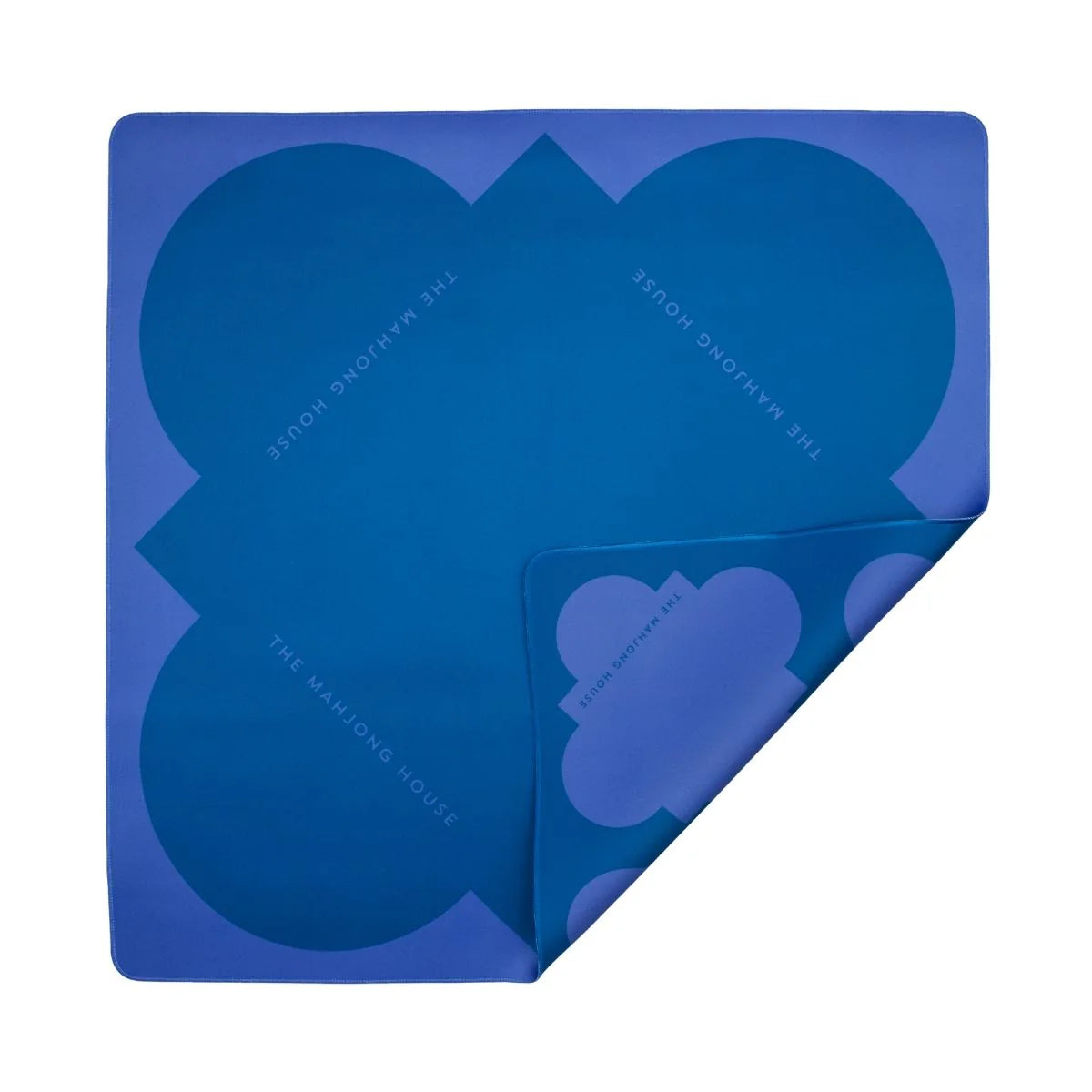 The Mahjong House | Sapphire Table Double-Sided Travel Mahjong Mat