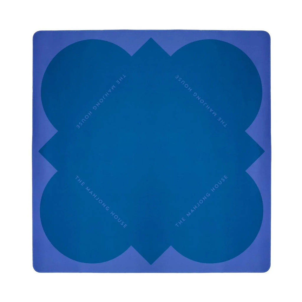 The Mahjong House | Sapphire Table Double-Sided Travel Mahjong Mat