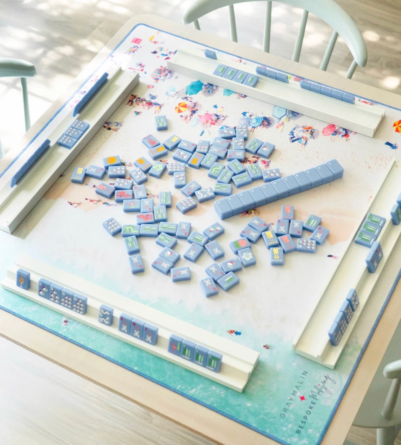Bespoke Mahjong | Bespoke X Gray Malin Beach Club Mahjong Tiles