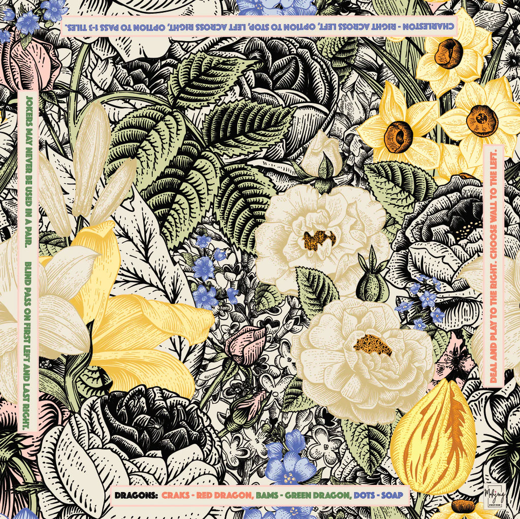 Bespoke Mahjong | VINTAGE FLORAL MAT