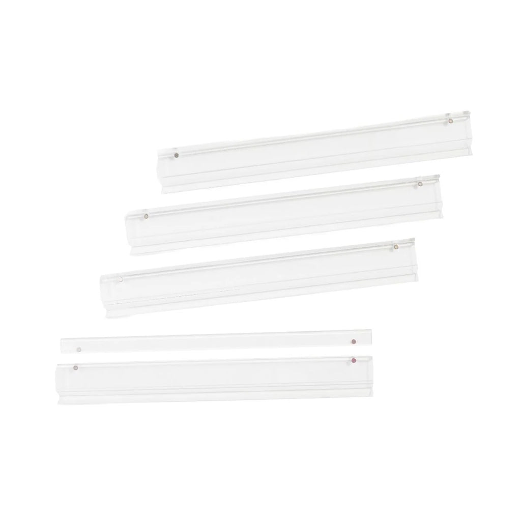 The Mahjong House | Set of 4 Clear Mahjong Racks