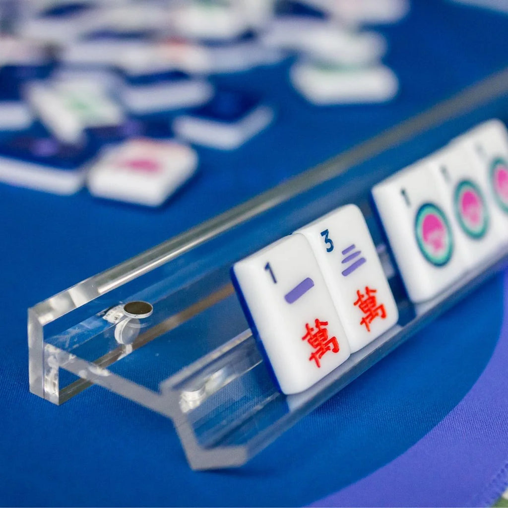 The Mahjong House | Set of 4 Clear Mahjong Racks