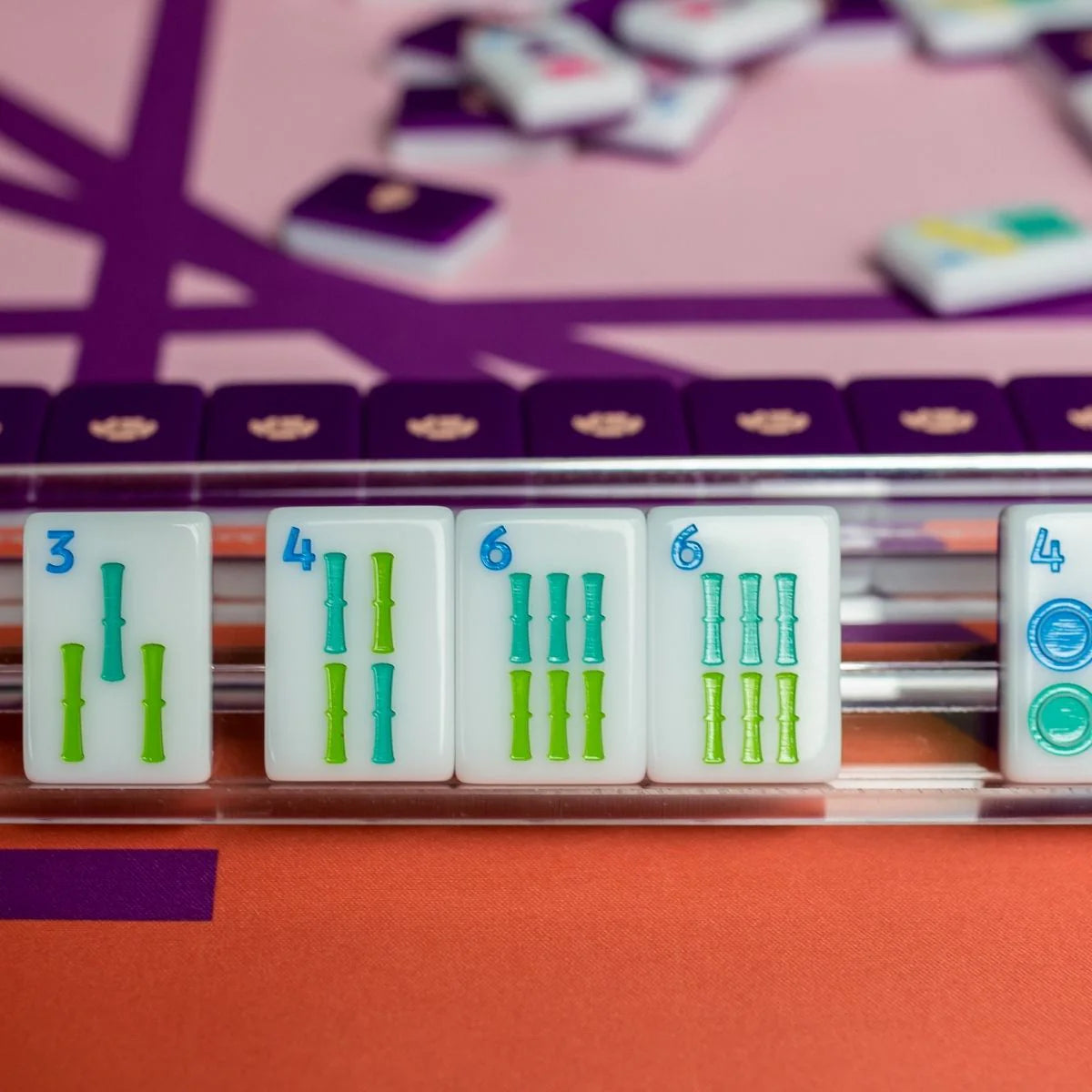 The Mahjong House - The Brights! Plum House Tiles