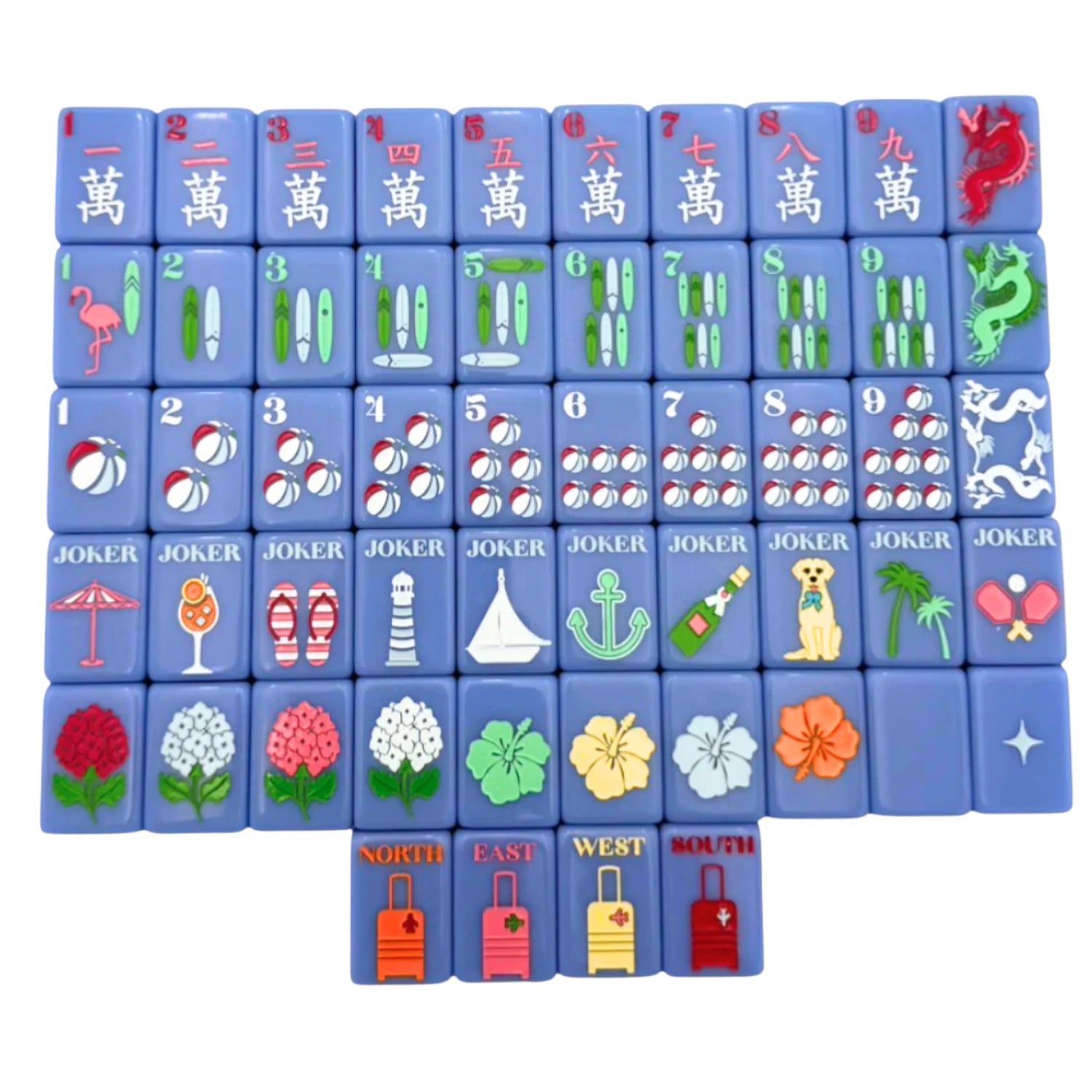 Bespoke Mahjong | Bespoke X Gray Malin Beach Club Mahjong Tiles