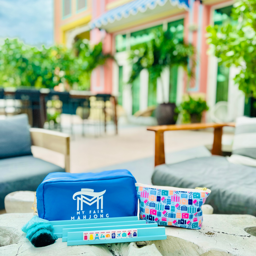 My Fair Mahjong | MINI TRAVEL MAHJONG  |  Mini Anywhere Series  |  White