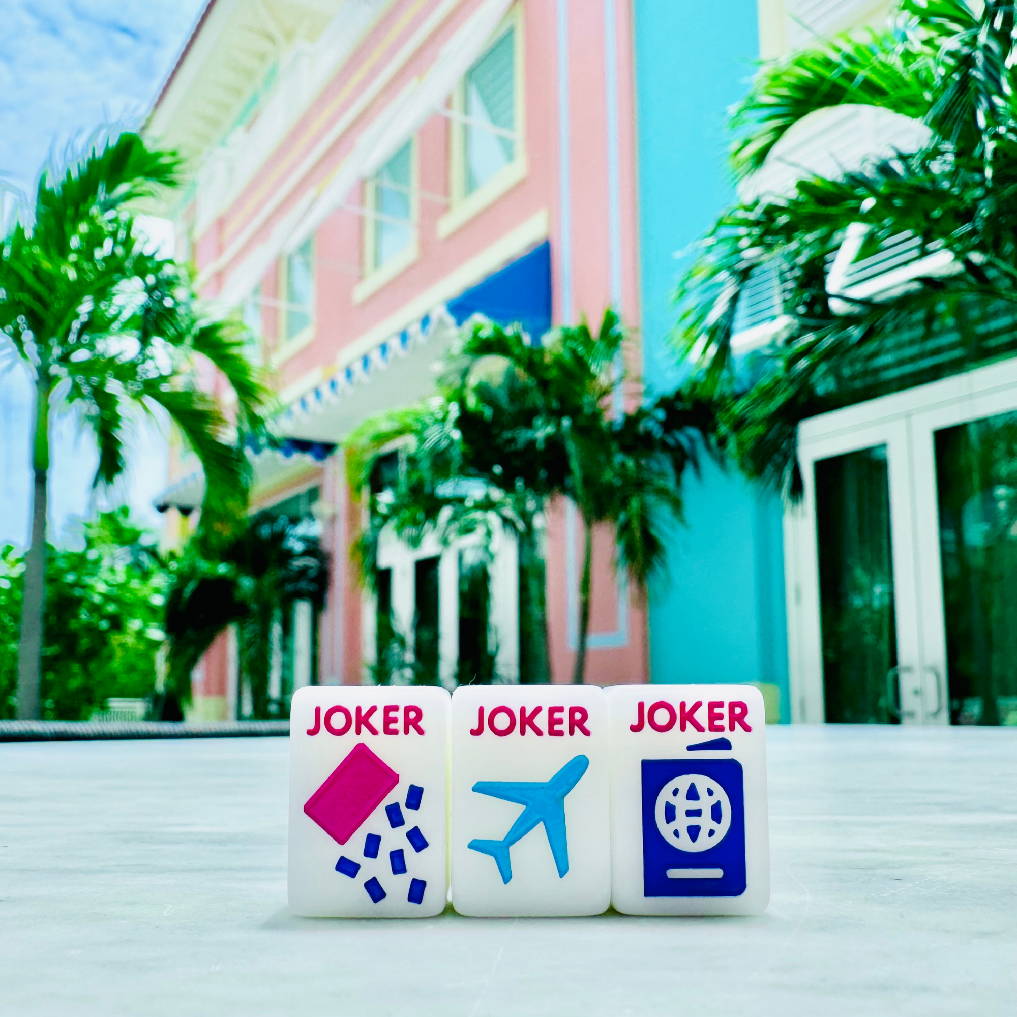 My Fair Mahjong | MINI TRAVEL MAHJONG  |  Mini Anywhere Series  |  White